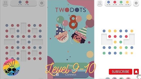 Two Dots Level 9-10 |Connect dots |Brain games | Puzzle |Sorting game #braingames #puzzle #kidsvideo