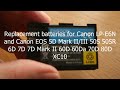 Buying Canon Camera Battery LP-E6 by Enegon For Canon Cameras?