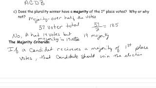 Plurality Method