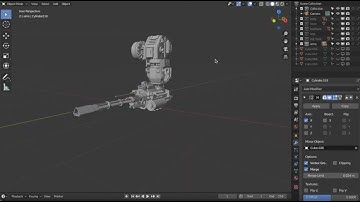 | Modeling Mech Arm in Blender 2.8 | Speed Modeling |