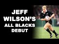 Jeff wilsons all blacks debut