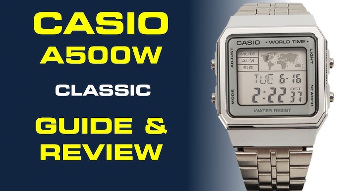 Casio World Time - A500Wga-9Df - It'S Too Cool For Hipsters! - Youtube