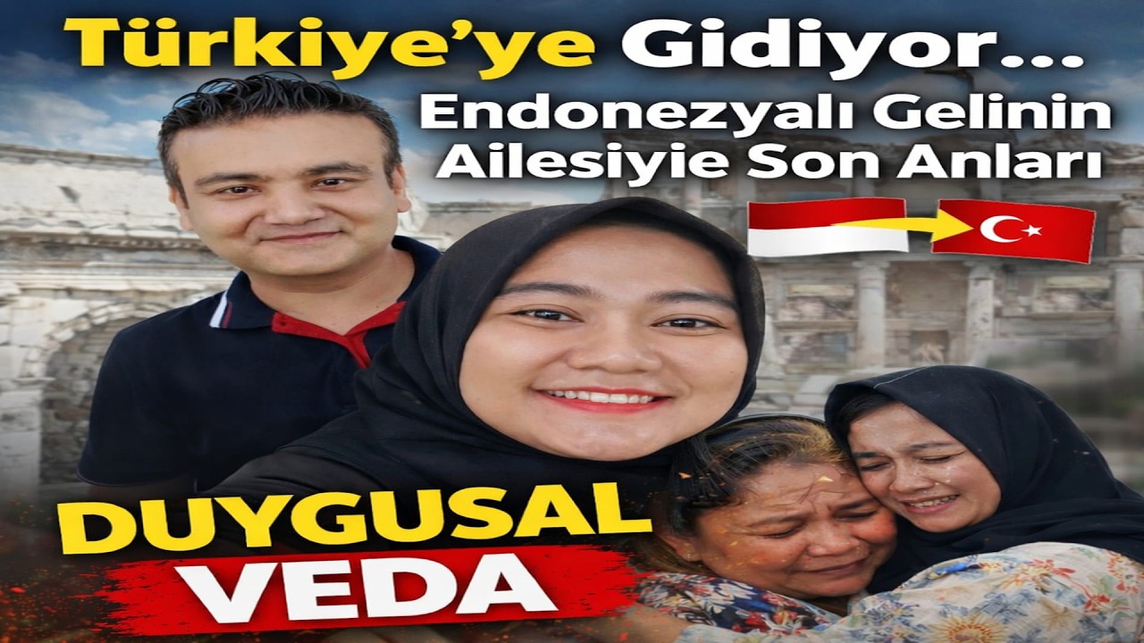 Endonezya'dan Türkiye’ye Gidiyor! -Endonezyalı Gelinin Ailesiyle Son Anları! #endonezya #nikah 