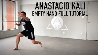 Kali Empty Hand Solo Routine | Filipino Martial Arts Tutorial