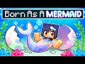 Born As A BABY MERMAID In Minecraft Born As A BABY MERMAID In Minecraft