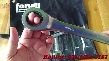 Đánh giá | Bộ cờ lê vòng miệng tự động 8-24 mm Forum D4240404110 (Made in Germany)