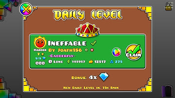 Ineffable 100% - All Coins - Harder - Daily Level