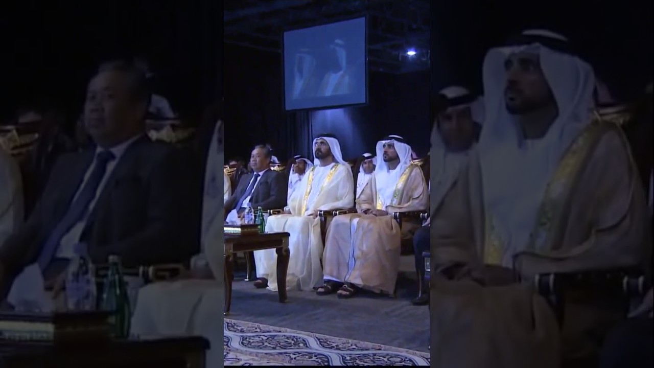 Sheikh Mohammed Bin Rashid Al Maktoum Sheikh Hamdan Fazza At Annual investment Forum 