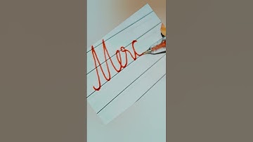 Name : Mercy ♥️ /hand writing in English 👍♥️ /#shorts