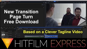 Hitfilm Tutorial - Page Turn - Transition - with project files for Hitfilm Express 2017