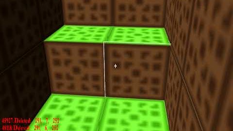C# Voxel Engine - Collision system implemented