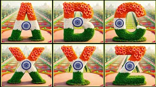 Celebrating the Indian Flag | Creative ABCD Designs #independenceday #abcd #republicday