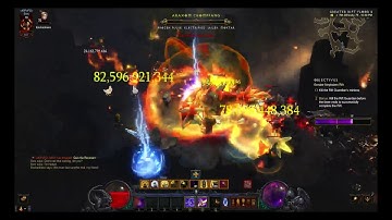 Diablo 3 RoS (Season 8) 2.4.2 - Wizard Firebird Archon Greater Rift 79 Solo