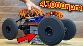 41,000rpm RC Rock Bouncer insanity