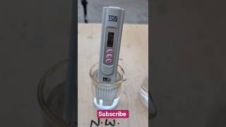 Water purity test । shocking 😱 😳 Result #shortsfeed #science  #experiment #trending #viral