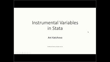 Instrumental Variables in Stata