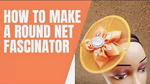HOW TO MAKE A SATELITE ROUND NET FASCINATOR