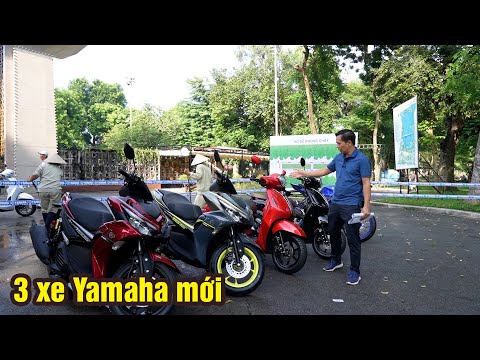 Video 3 xe Yamaha mới 'đổ bộ' Việt Nam: Grande mới quá đẹp,... - youtube