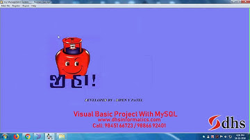 Gas Agency Management System (VB projects with MySQL)