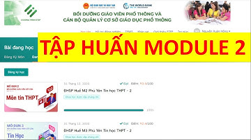 TẬP HUẤN MODULE 2 CTGDPT 2018 |Nguyễn Xuân Hồng IT