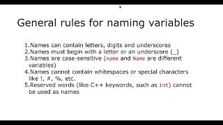 Variables and Datatypes in C++|int| boolean | double | char | float | Constant variables | lecture 5