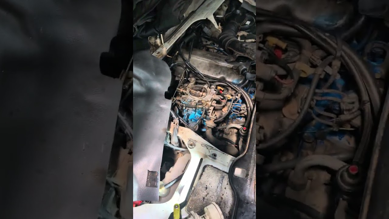 Двигатель Mazda E2000 работает с перебоями. Карбюратор. Устройство подачи свежего воздуха. Утечки...