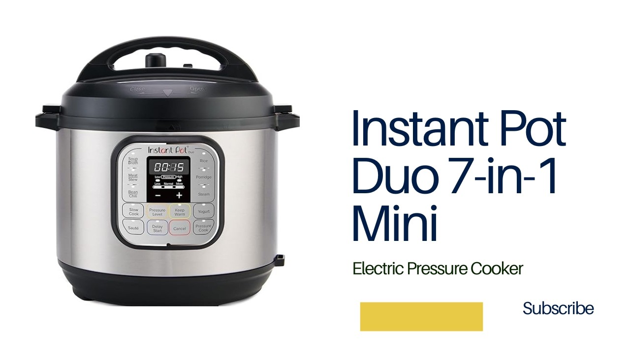 Instant Pot Duo 7-in-1 Mini Electric Pressure Cooker, Slow Cooker