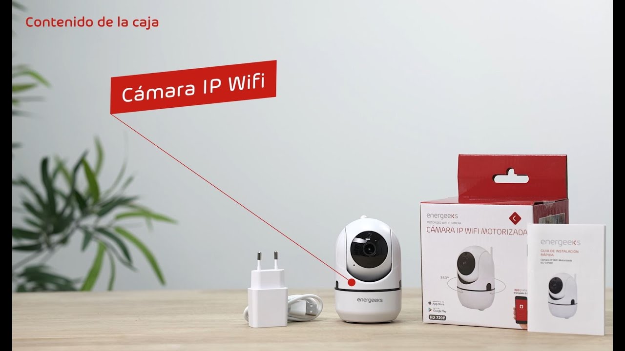 cámara IP Wifi motorizada EG-CIP001 Energeeks - YouTube