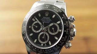 Rolex Daytona Steel Ceramic 116500LN Rolex Watch Review