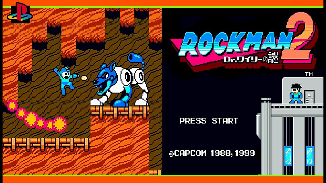 ロックマン2 Dr.ワイリーの謎 p706p5g PS】カプコン『ロックマン2 Dr.ワイリーの謎 - Megaman2 -』＿全14