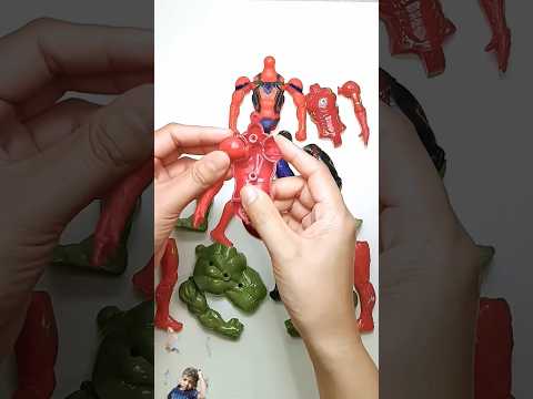unboxing all superheroes #spiderman #hulkbuster #ironman #thortoys #toys #superherodiy #marvel #hulk