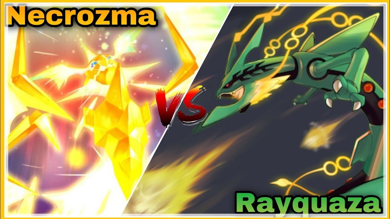 Mega Rayquaza vs Shiny Mega Rayquaza. Who will win. Explained in hindi. By  Toon Clash 