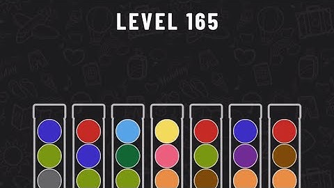 Ball Sort Puzzle Level 165 #ballsortpuzzle #ballsortpuzzlegameplay #puzzlegame #mobilegames