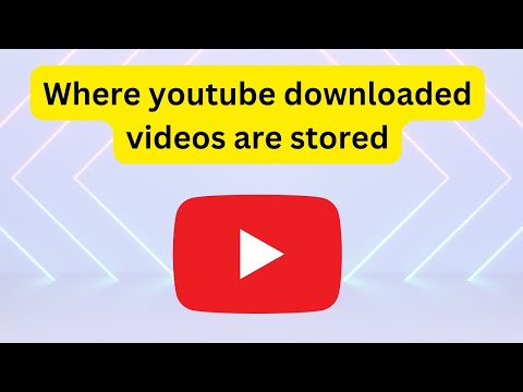 Where youtube downloaded videos are stored
