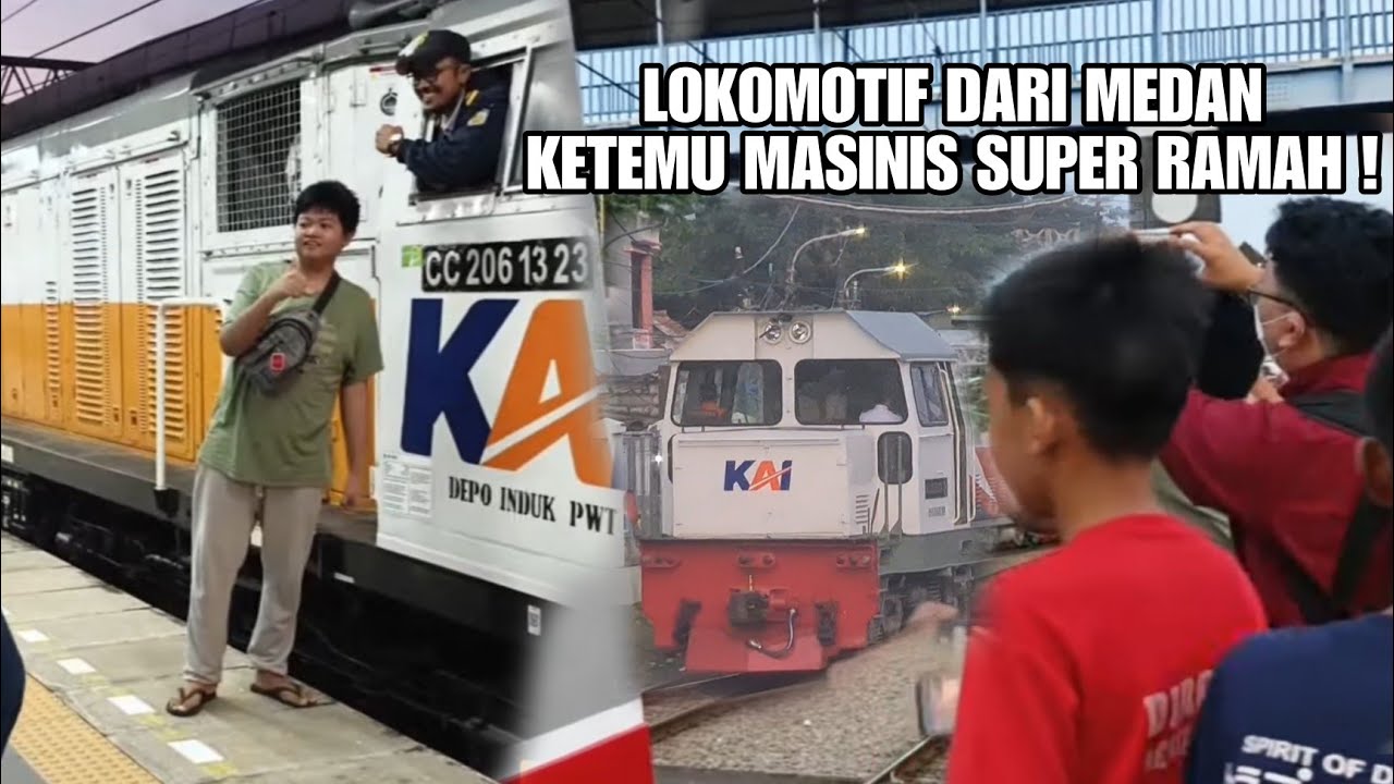 MANTAP AKHIRNYA LOKOMOTIF DARI MEDAN NYEBRANG LAUT TIBA DI JAKARTA LOKOMOTIF SERI BB DIESEL Hidrolik