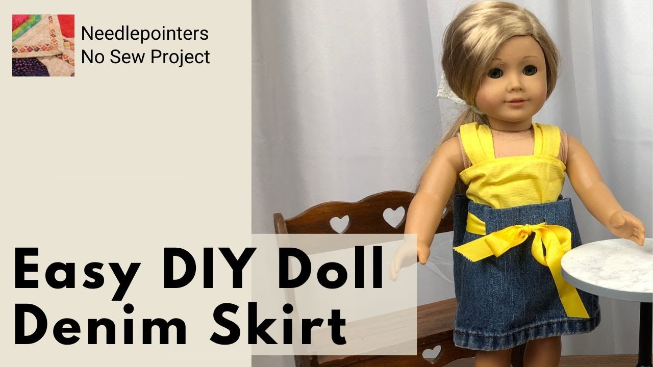 How to sew American Girl Doll pants with front pockets