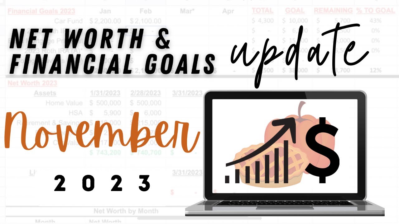 NOVEMBER 2023 NET WORTH & FINANCIAL GOALS UPDATE - Our REAL net worth!