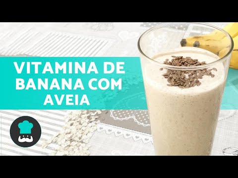 Vídeo: Aveia Com Banana E Batido De Vitaminas