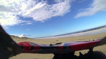 GO PRO TRAXXAS SLASH VXL PROLINE 2WD BEACH SPEED RUN, EPIC ONBOARD GOPRO FOOTAGE !!!!!