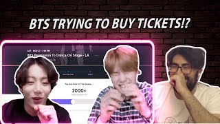 Not The Error - If Bts Tried To Buy Their Own Concert Tickets Reaction