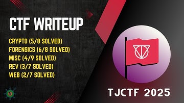 TJCTF 2025 Writeup | 12 Solutions