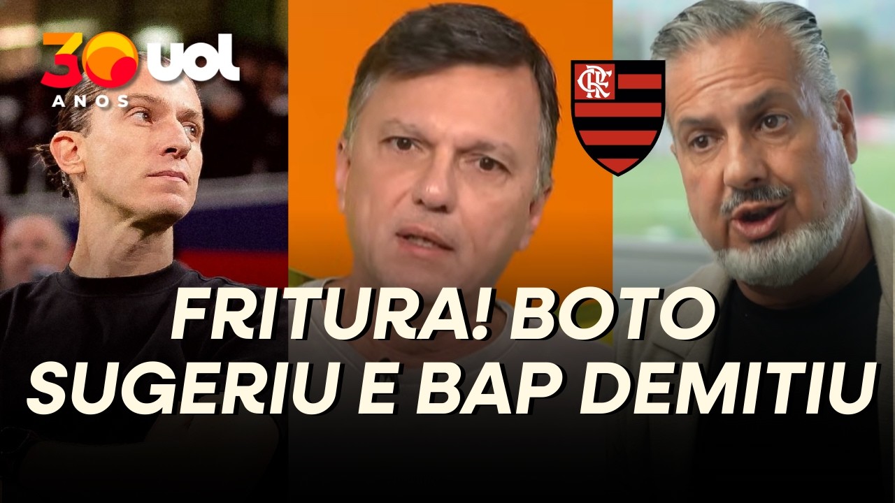 MAURO CEZAR: DEMISSÃO DE FILIPE LUÍS FOI SUGESTÃO DO BOTO! 'NÃO VIA MAIS POSSIBILIDADE DE EVOLUÇÃO'