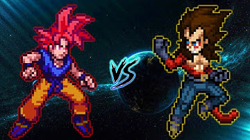 ✨GOKU SSG V7 VS VEGETA SSJ4 V5 IN JUMP FORCE MUGEN