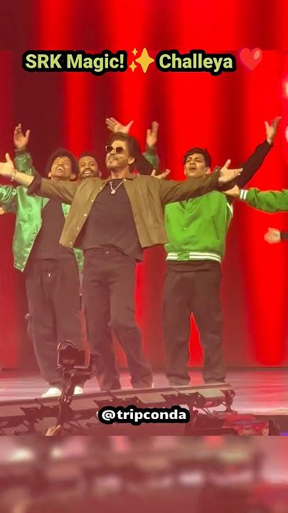 SRK’s Stunning Dance Performance on ‘Challeya’! ❤️ #jawan #dubai #shahrukh #srk #srkfan #burjkhalifa