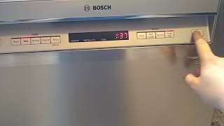 Bosch 300 Series dishwasher child lock fail