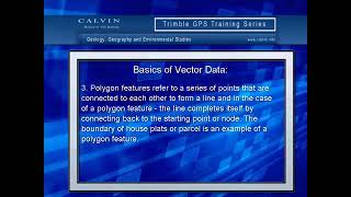 GPS Trimble Training 5   Collecting GPS Location Data Points, Lines, & Polygons
