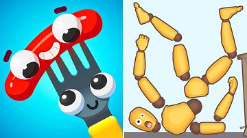 Fork N Sausage vs Ragdoll Break — All Levels Gameplay Android, iOS