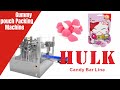 Gummy Candy Premade Zipper Pouch Packing Machine