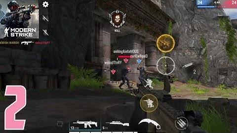 Modern strike online - Gameplay walkthrough part 2 - battleground - (Android, iOS)