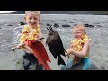 2 weeks fishing camping hiking  adventure in hawaii  fishing catch and cook